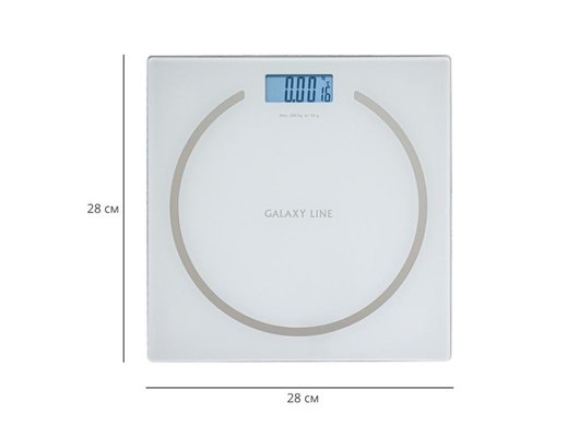 Весы напольные GALAXY LINE GL 4815 БЕЛЫЕ